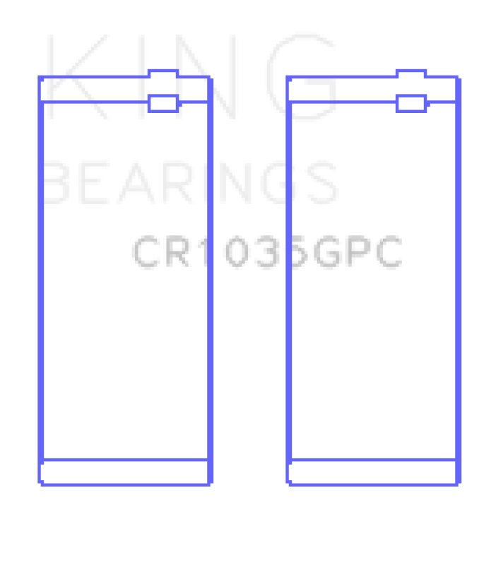 King Engine Bearings Cummins B-Ser. L4 Connecting Rod Bearing Set