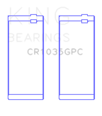 King Engine Bearings Cummins B-Ser. L4 (Size 0.25) Connecting Rod Bearing Set