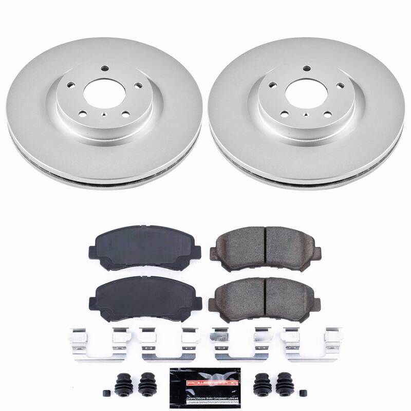 Power Stop 09-14 Nissan Maxima Front Z23 Coated Brake Kit