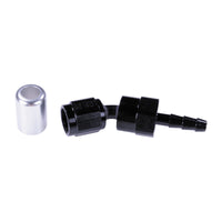 Russell 4AN ProClassic Crimp 30 Degree Hose End - Black