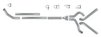 Diamond Eye KIT 4in Turbo Back MFLR RPLCMENT PIPE DUAL SS: 94-02 DODGE CUMMINS 5.9L