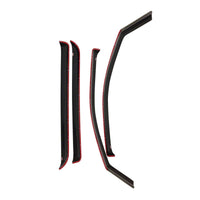 Westin 1999-2016 Ford Super Duty Crew Cab In-Channel Wind Deflector 4pc - Smoke