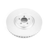 Power Stop 14-19 Jaguar F-Type Front Evolution High Carbon Geomet Coated Rotor