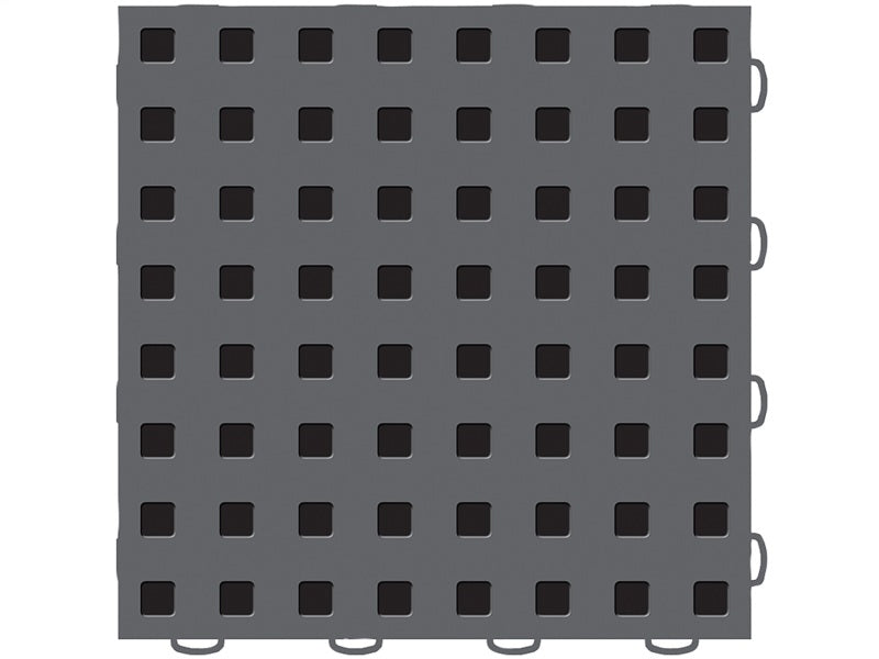 WeatherTech TechFloor - 3in x 12in Tiles(Right Loop) - Dark Grey/Black