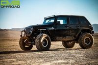 DV8 Offroad 07-18 Jeep Wrangler JK 2 Piece Fast Back Hard Top 4 Door - Black (DS Only)