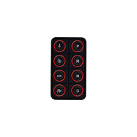 AEM EV 8 Button Keypad CAN Based Programmable Backlighting