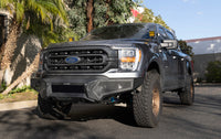 Go Rhino 21-23 Ford F-150 (4dr) Element Front Bumper w/ Fixed Light Bar Mount - Tex. Blk