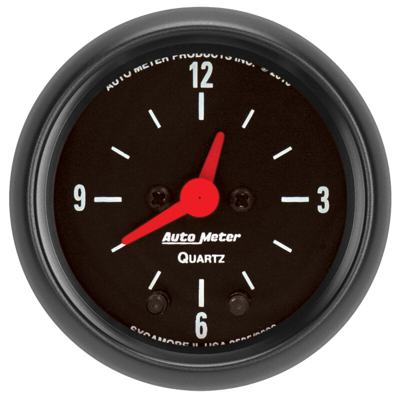 Autometer Z Series 52mm Electric Clock