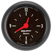 Autometer Z Series 52mm Electric Clock
