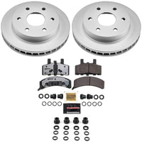 Power Stop 99-00 Cadillac Escalade Front Z36 Coated Truck & Tow Brake Kit