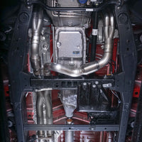 Stainless Works 2019+ Chevrolet Silverado 5.3/6.2 Catted Headers 1-7/8in Primaries 3in Leads X-Pipe