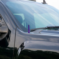 Wehrli 07.5-19 GM HD/14-23 GM 1500 Truck Billet TIG Torch Stubby Antenna - Illusion Blueberry