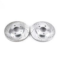 Power Stop 94-04 Ford Mustang Front Evolution Drilled & Slotted Rotors - Pair