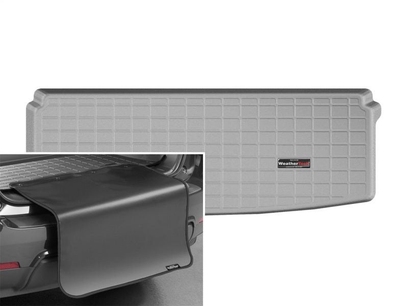 WeatherTech 2018+ Ford Expedition Cargo With Bumper Protector - Grey