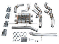 AWE Tuning 20-25 BMW X3 M/M Comp (F97) AWD SwitchPath Axle-Back Exhaust - Chrome Silver Tips