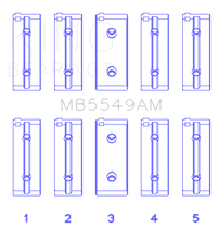 King Engine Bearings Buick 93-99 Fiat 176 B6 1372cc Main Bearing Set