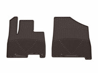 WeatherTech 25-26 Kia Carnival Hybrid 1st Row Front All-Weather Floor Mats - Cocoa