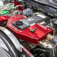 Wehrli 10-23 Cummins Fabricated Aluminum Engine Cover - Bengal Red