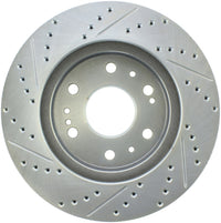 StopTech Select Sport 07-11 GM Silverado 1500 Slotted and Drilled Left Front Rotor