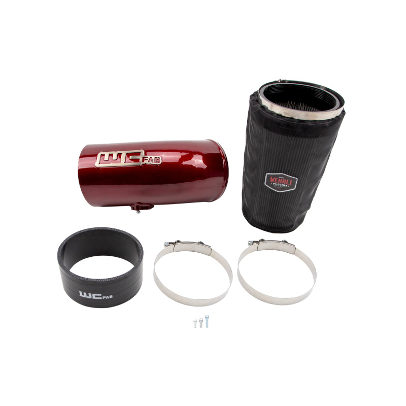 Wehrli Cummins High Mount 2nd Gen Swap 5in Intake Kit - Cat Yellow