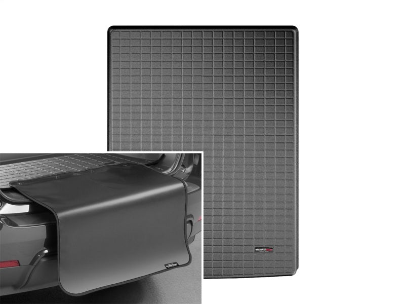 WeatherTech 15+ Cadillac Escalade ESV Cargo Liner w/ Bumper Protector - Black