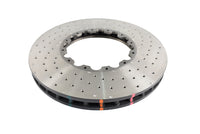 DBA 19+ Chevrolet Camaro ZL1 (w/ NAS Nuts) 5000 Series Cross Drilled & Dimpled KP Brake Rotor
