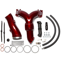 Wehrli 20-26 Power Stroke 6.7L High Flow Y-Bridge Kit - Sparkle Bomber Orange