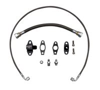 Wehrli LB7/LLY/LBZ/LMM/LML Duramax S400 Single Turbo Oil Line Kit