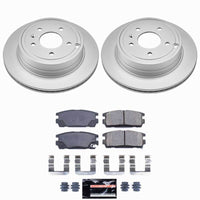 Power Stop 12-15 Chevrolet Captiva Sport Rear Z23 Coated Brake Kit