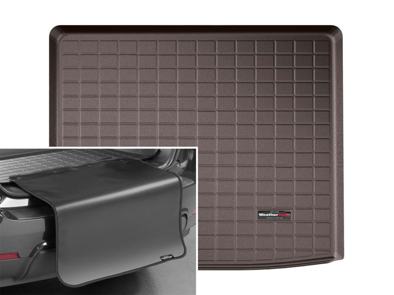 WeatherTech 2019+ Jeep Cherokee Cargo With Bumper Protector - Cocoa