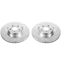 Power Stop 09-14 Mercedes-Benz CL550 Front Evolution Drilled & Slotted Rotors - Pair