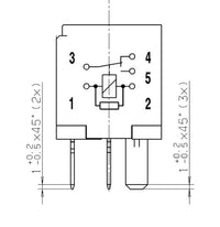 Hella Relay Micro Iso 5 Pole 12V Spst Res
