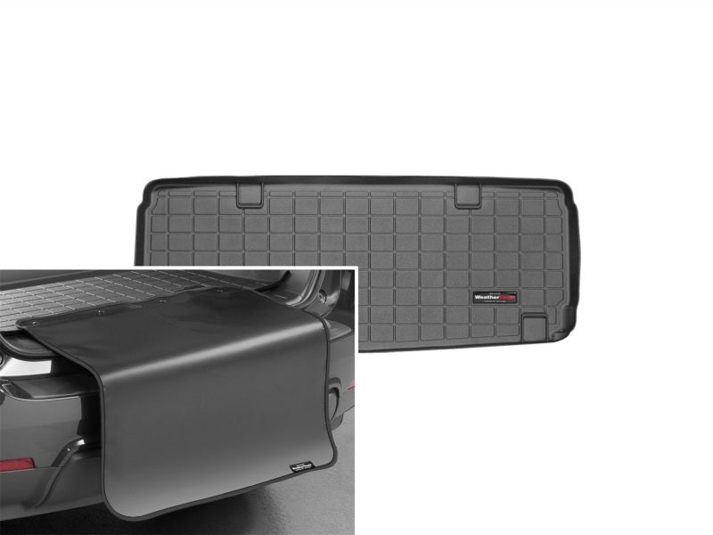 WeatherTech 2017+ Mercedes Benz GLS-Class Cargo Liner With Bumper Protector- Black