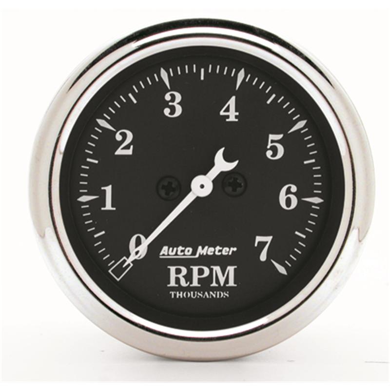 Autometer 2 1/16in Old Tyme 73-10 Ohm Electronic Fuel Level Gauge - Black