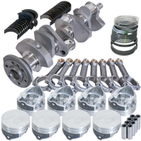 Eagle Chevy 350 1Pc 3.480in Crank 6.000in I-Beam Rod -7cc Flat Top 4.030in Pistons Rotating Assembly