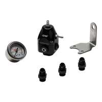 DeatschWerks DWR550C Adjustable Carburetor Regulator w/ 6AN Fittings and Gauge