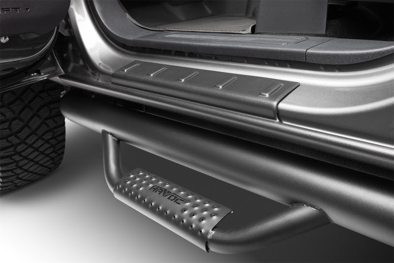 Husky Liners 15-20 Ford F-150 Supercab Trail Armor Rocker Panel & Sill Plate Cover (4pc) - Tex. Blk