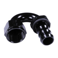 Russell 12AN Twist-Lok 180 Degree Hose End - Black