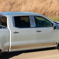 Putco 15-19 Chevy Silverado HD - Crew Cab Dually - 8pcs Stainless Steel Rocker Panels