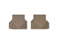 WeatherTech 04-10 BMW 5-Series Rear Rubber Mats - Tan