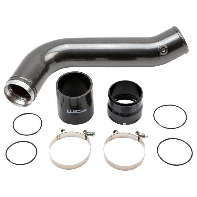 Wehrli 20-26 GM Duramax L5P Passenger Side 3.5in Intercooler Pipe - Semi-Gloss Black