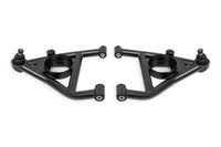 BMR 67-69 Chevrolet Camaro w/Rear Bump Stops Lower A-Arms w/STD Ball Joint Delrin - Black Hammertone