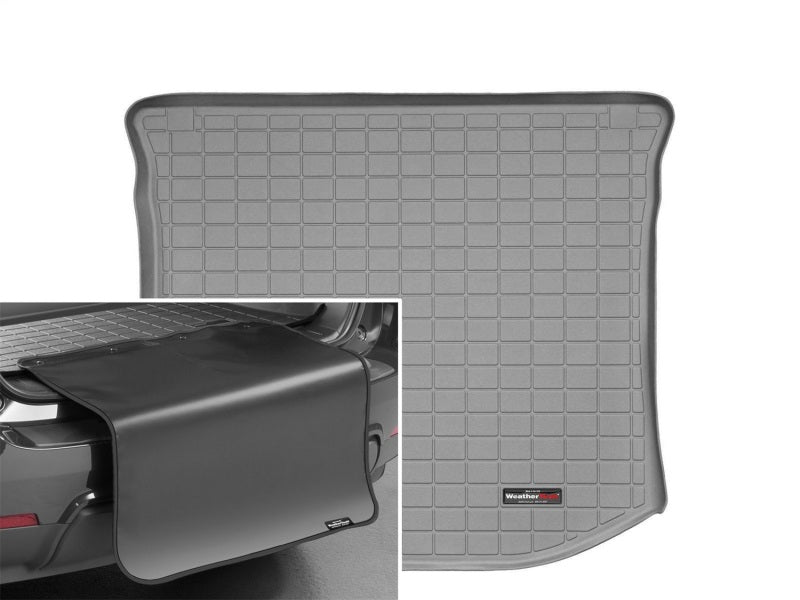 WeatherTech 2011+ Jeep Grand Cherokee Cargo With Bumper Protector - Grey