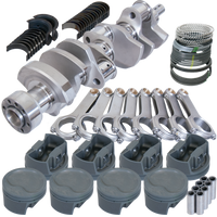 Eagle Chevy LT1 350 1Pc 3.750in Crank 5.700in H-Beam -16cc Inv Dome 4.040in Piston Rotating Assembly