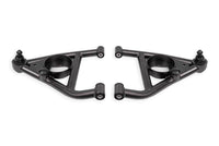 BMR 68-74 Chevrolet Nova w/ Bump Stops Lower A-Arms w/ STD. Ball Joint (Delrin) - Black Hammertone