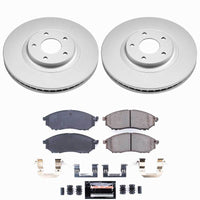 Power Stop 11-14 Nissan Murano Front Z23 Coated Brake Kit