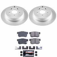 Power Stop 07-12 Acura RDX Rear Z23 Coated Brake Kit