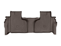 WeatherTech 2019+ Chevrolet Silverado 1500 Double Cab (1st Row Bench) Rear FloorLiner - Cocoa