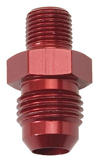Russell Performance -6 AN MALE X 1/8in NPT MALE (Red)
