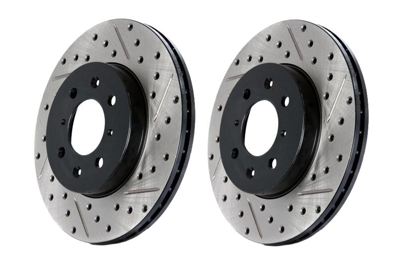 StopTech 06-07 350Z / 05-07 G35 / 06-07 G35X SportStop Slotted & Drilled Rear Right Rotor